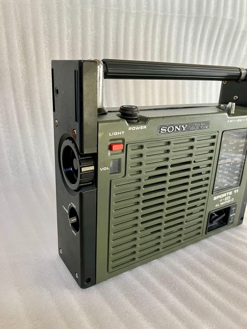 [動作品]SONY ICF-111 Sports11 ポータブルラジオ