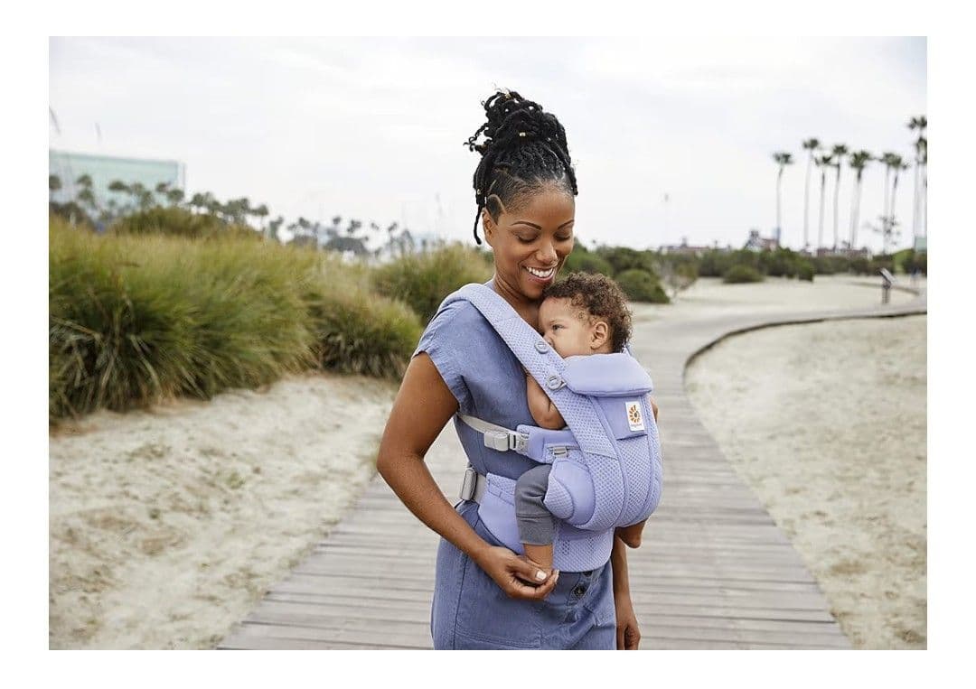 エルゴベビー メッシュ抱っこ紐 ブルーラベンダー試着のみ希少カラー