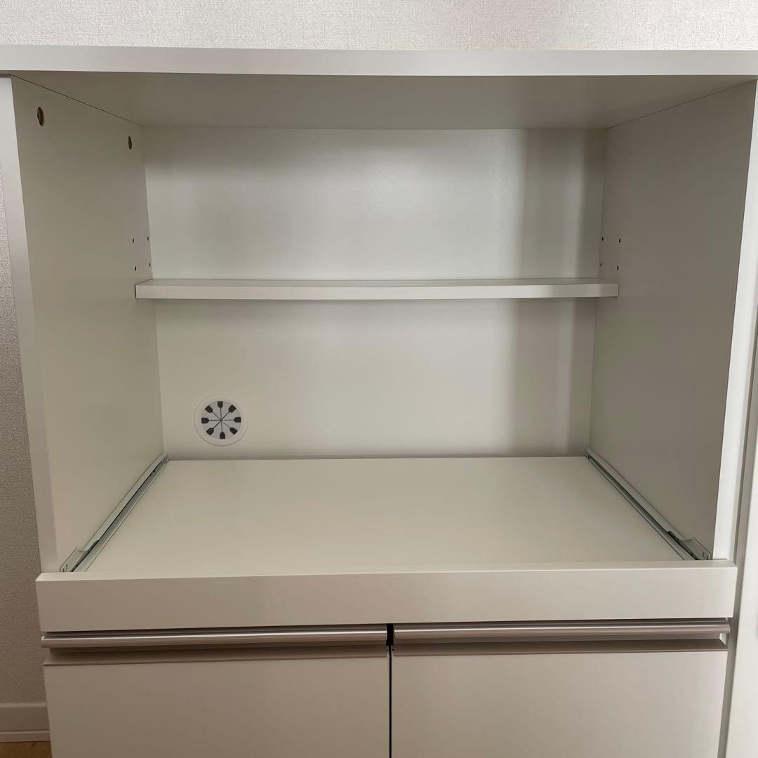 ニトリ レンジ台 キッチンカウンター ホワイト