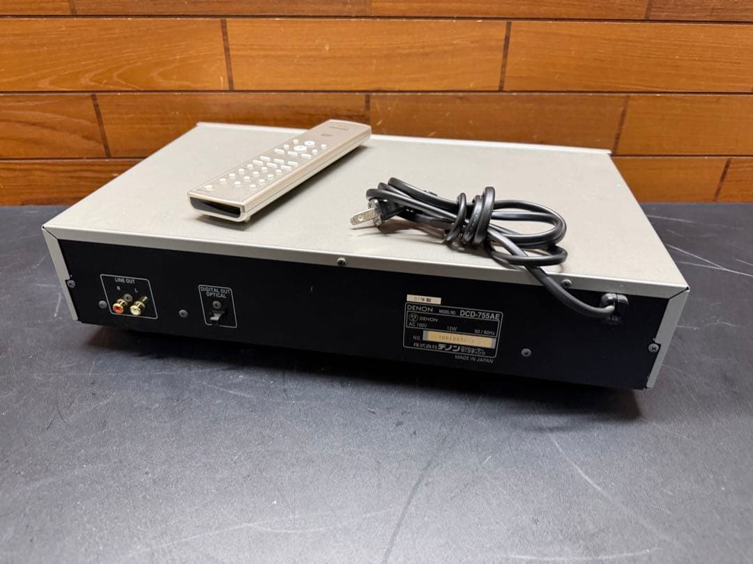 【早い者勝ち★】DENON CDプレーヤー　リモコン付き　送料無料