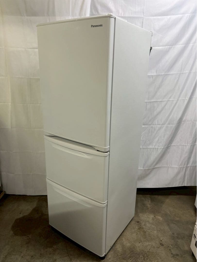 Panasonic 3ドア冷蔵庫 NR-C343C 2022年製 335L 右開