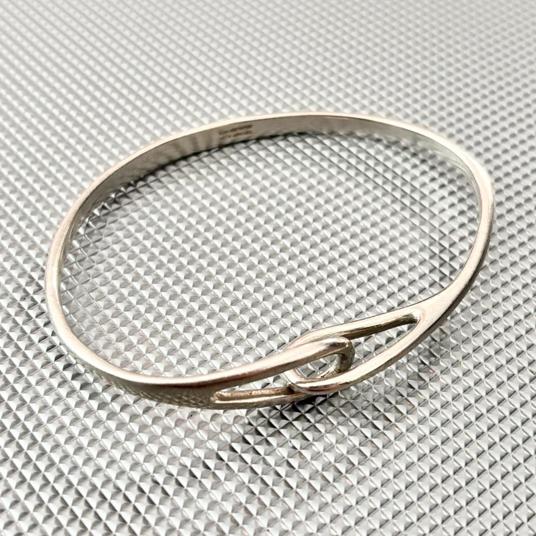 美品【Tiffany ティファニー】ダブルループ バングル 925 ブレスレット