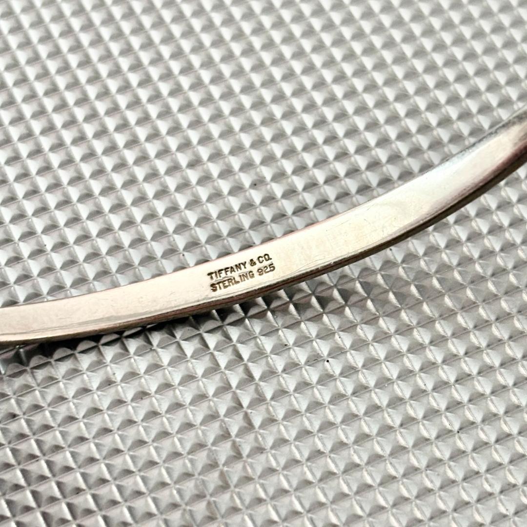 美品【Tiffany ティファニー】ダブルループ バングル 925 ブレスレット