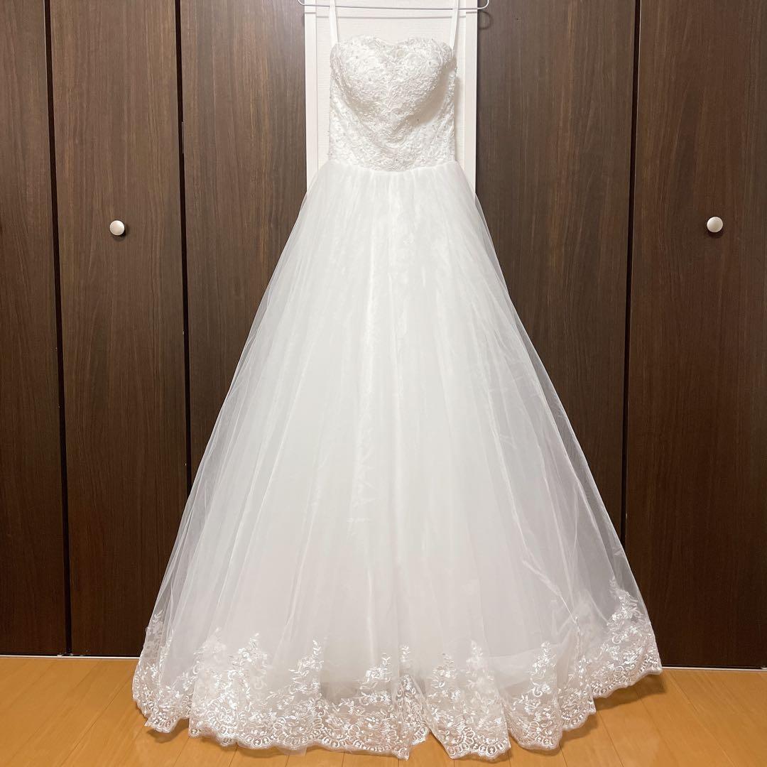 ウェディングドレス グレースシトラス+ワイヤレスパニエ