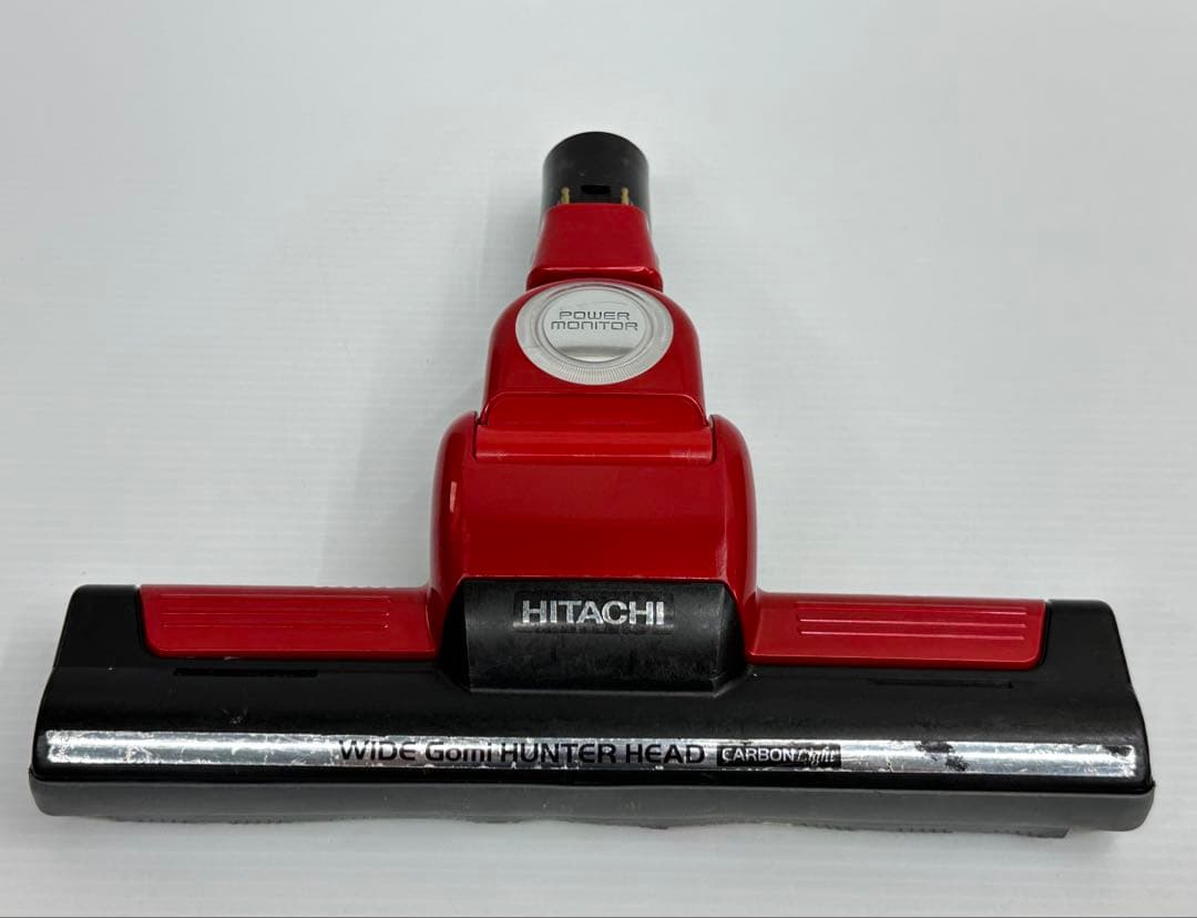 希少　赤レッド　動作保証品　日立　掃除機　綺麗　ヘッド　回転ブラシ　D-AP37