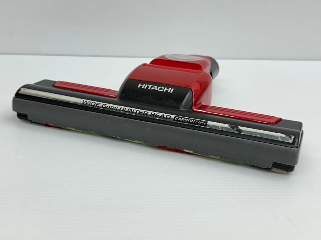 希少　赤レッド　動作保証品　日立　掃除機　綺麗　ヘッド　回転ブラシ　D-AP37