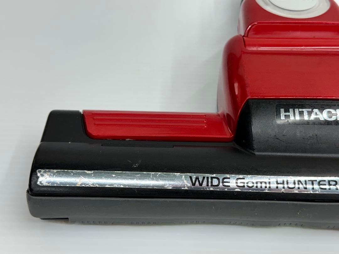 希少　赤レッド　動作保証品　日立　掃除機　綺麗　ヘッド　回転ブラシ　D-AP37