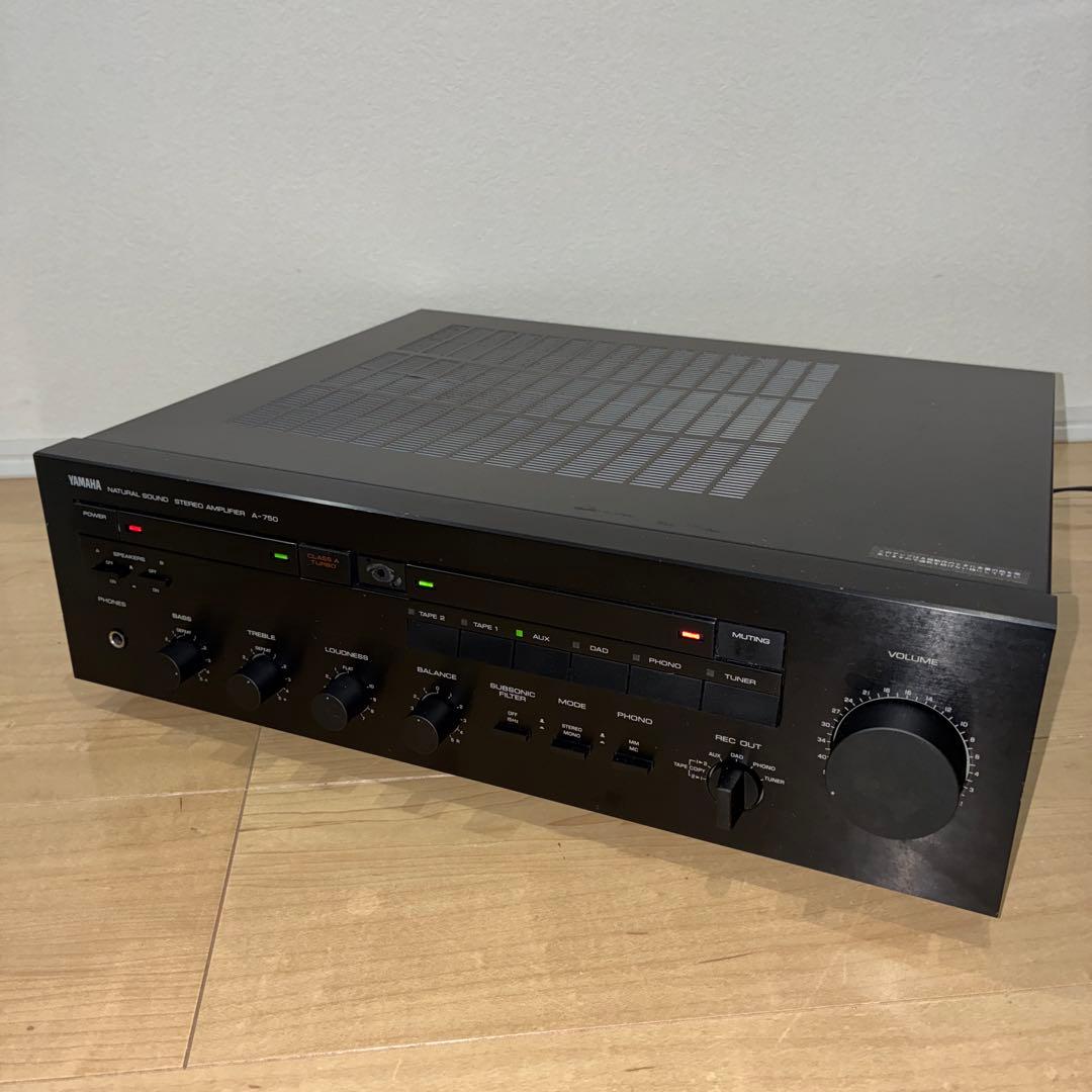 美品！完動YAMAHA プリメインアンプ　A-750 音出しok いい音です