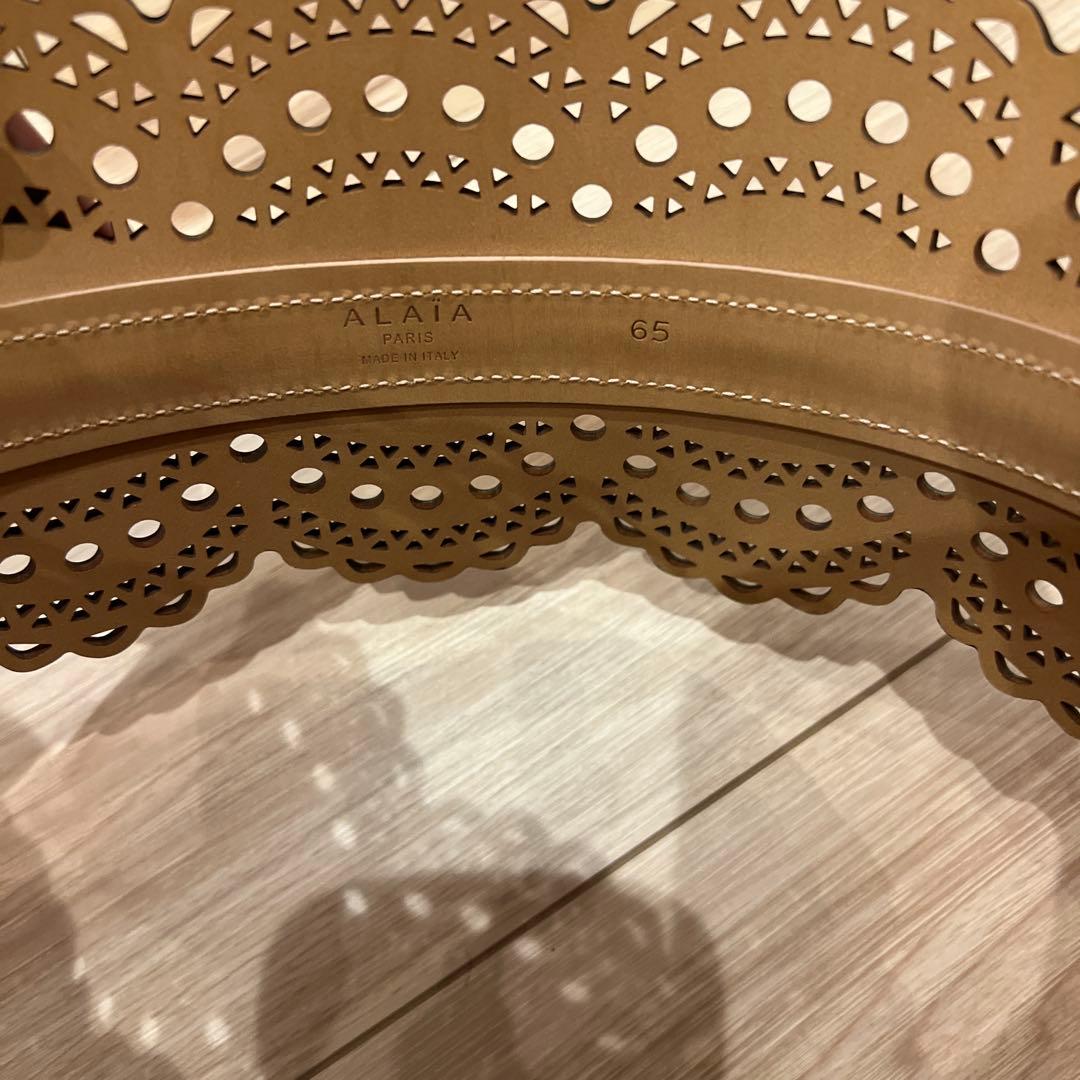 【美品】ALAIA コルセット　ベルト　VIENNEウェーブ ビスチェベルト65