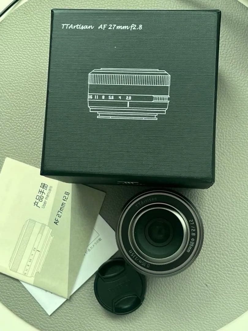 ttアルティザン❗️AF 27mm f/2.8 ‼️チタンブラック❗️