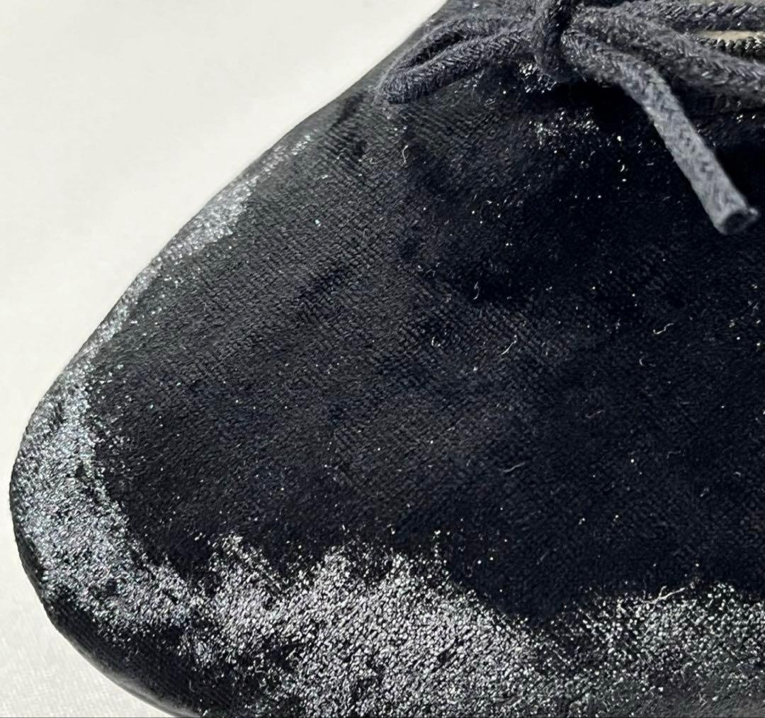 repetto ベルベット ベロア フラットシューズ 24cm