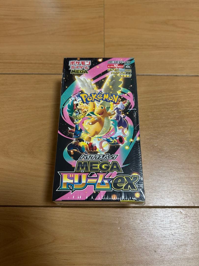 シュリンク付き　ポケモンカードゲーム MEGA ドリームEX 10パック入り