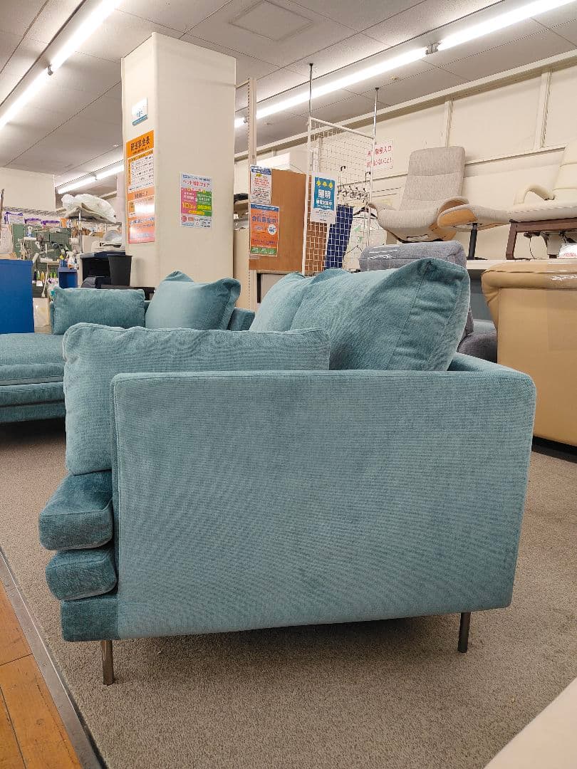 Francfranc フランフラン ラージュ ソファセット 2シーター カウチ