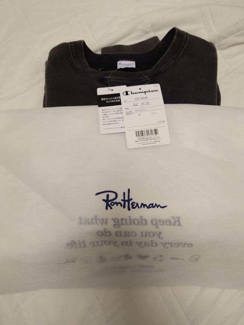 ロンハーマン×チャンピオン フレンチテリー Rロゴ スウェットプルオーバー