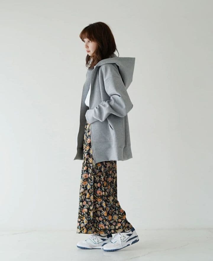 【美品】THE SHINZONE グレーフーディー HOODIE オーバーサイズ