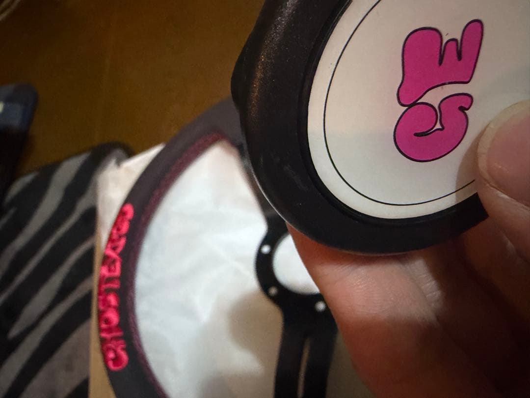 ghost expod ステアリング　未使用　セミディープ　ピンク？　ホーン付き