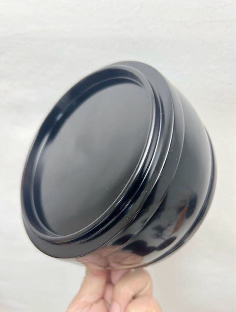 ほぼ未使用 懐石道具 輪島塗 木製漆器 ボタン紋 散寿司桶 5客揃 共箱