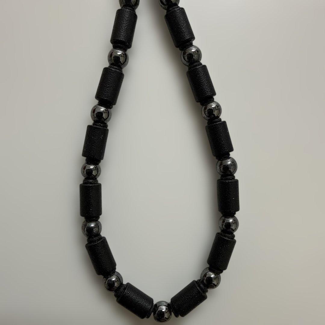 COREFORCE ブラックビーズ ネックレス　約50センチ
