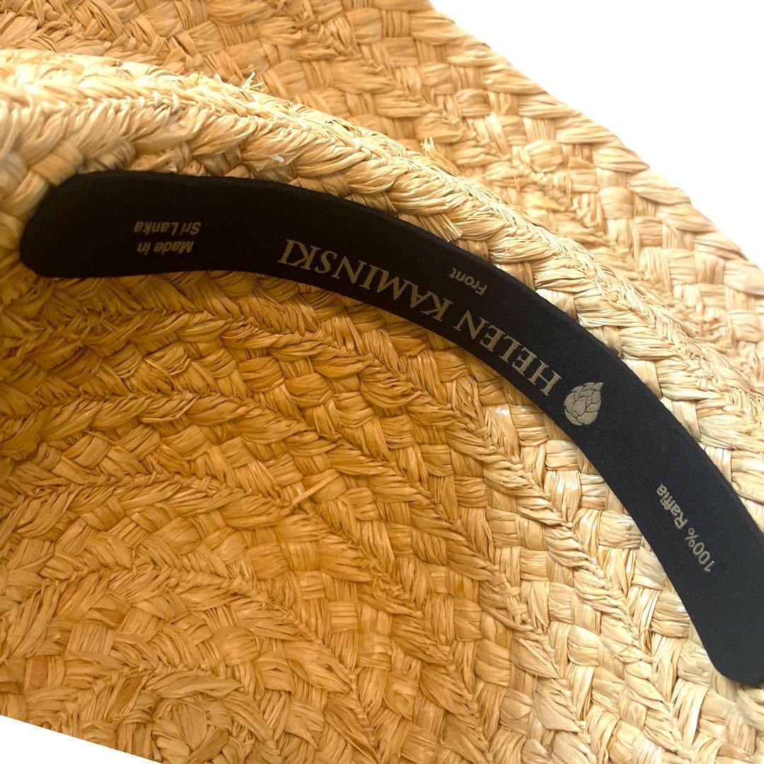 【極美品★箱付】ヘレンカミンスキー 麦わら帽子 クラシック5 ナチュラル