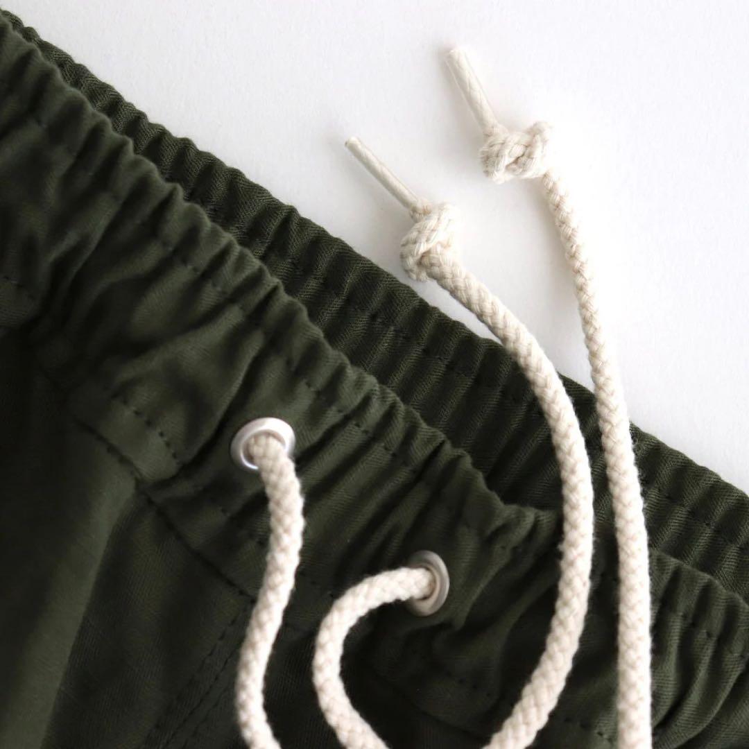 コムデギャルソンオム 綿麻ヘリンボーン ベイカーパンツ カーキ XS