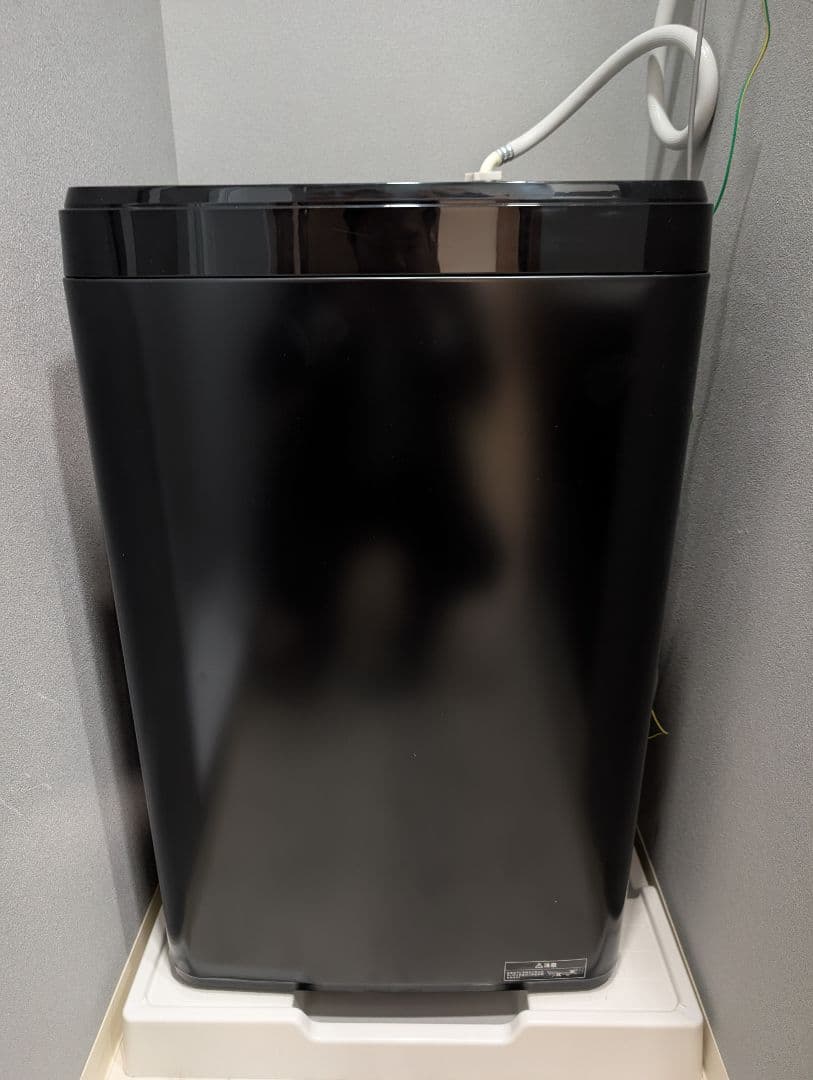 2025年製 ニトリ 洗濯機 6kg ブラック NTR60 ガラストップ