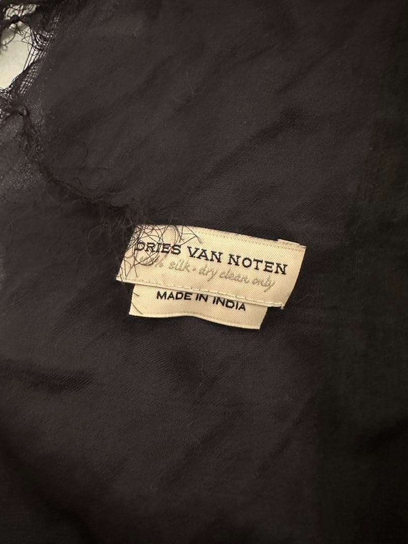 dries van noten 大判シルクストール