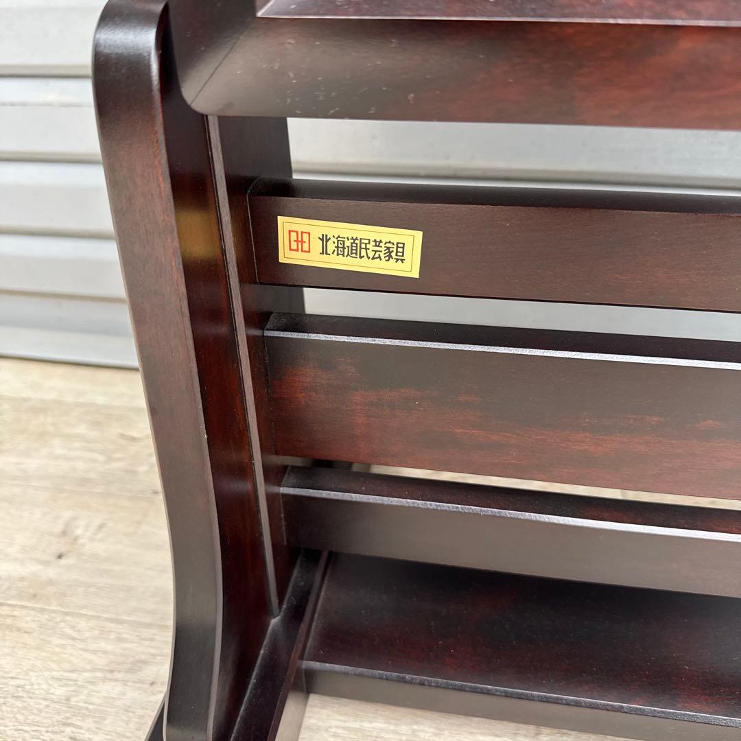 美品　展示品　北海道民芸家具　スタンドミラー　姿見　鏡　ミエ　ミラー