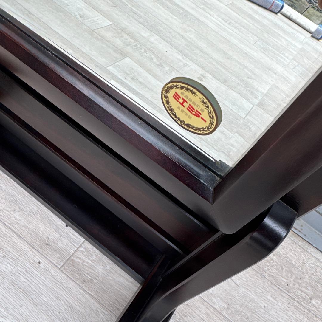 美品　展示品　北海道民芸家具　スタンドミラー　姿見　鏡　ミエ　ミラー