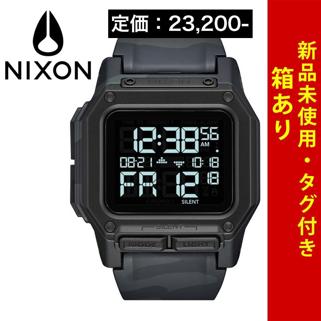 新品未使用タグ付 箱有 NIXON ニクソン 腕時計 ブラック REGULUS