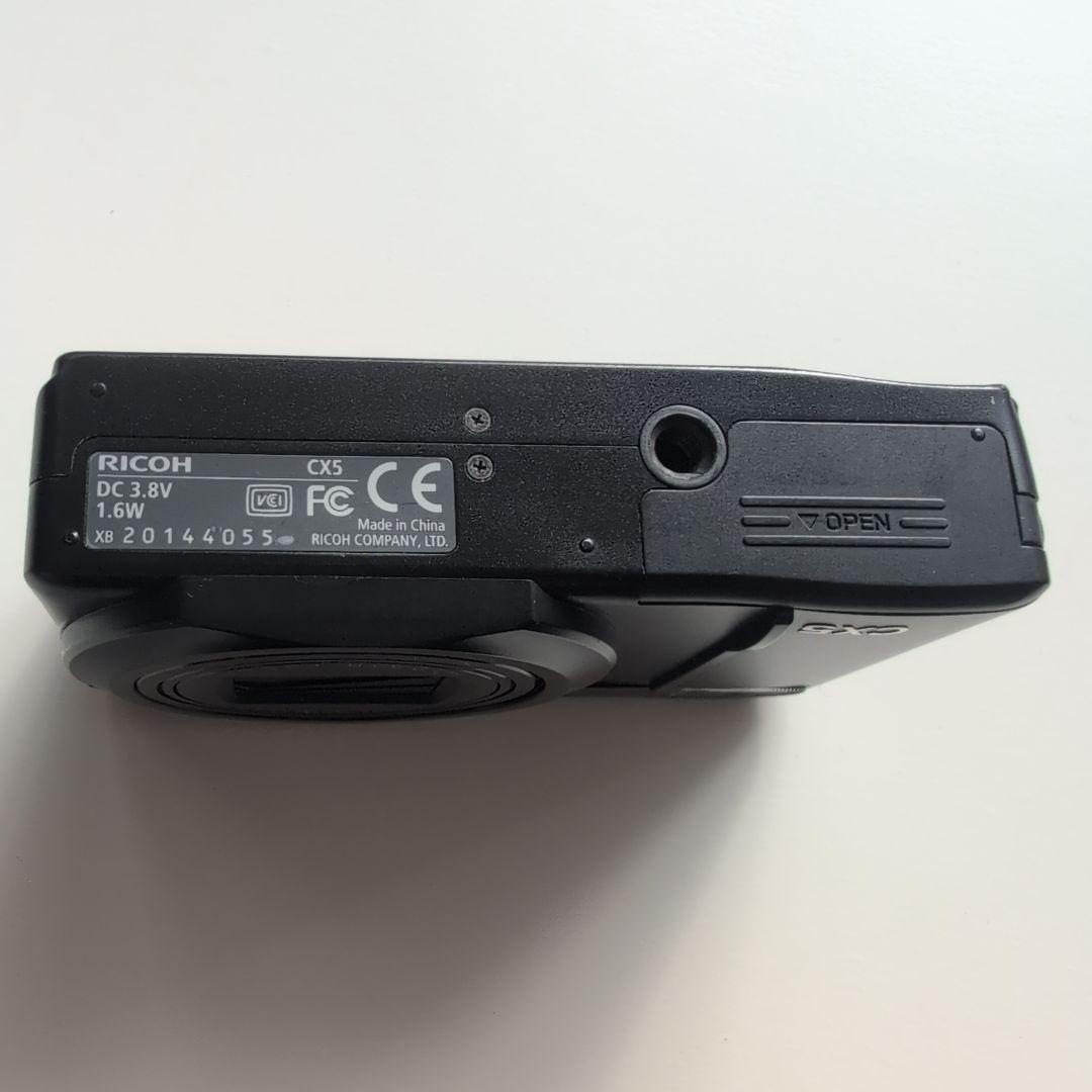 リコー CX5 コンパクトデジタルカメラ　ブラック