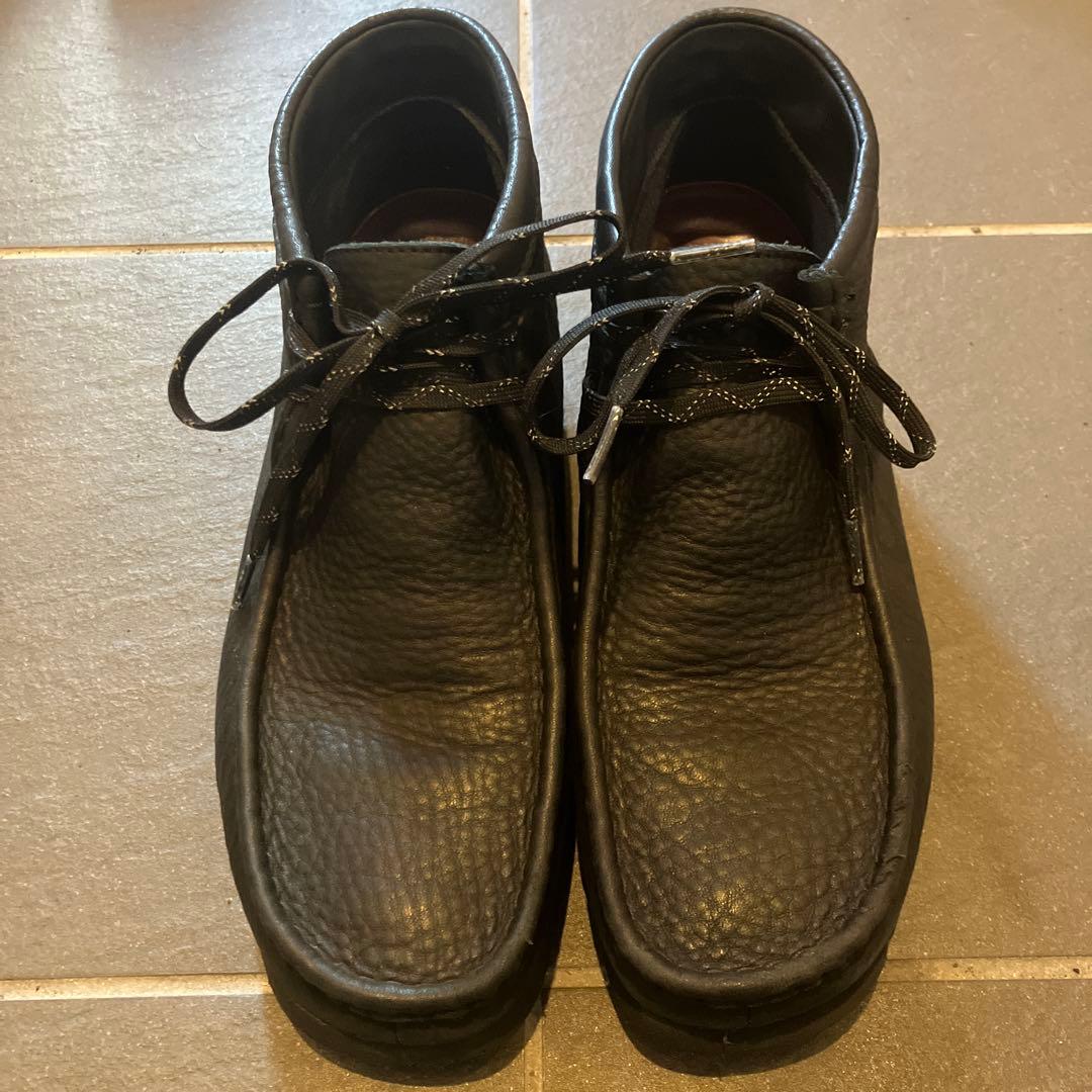 クラークス　ワラビー　ゴアテックス　シボ革　レザー　UK9 27cm