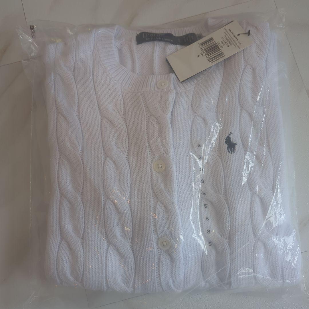Polo by Ralph Lauren ホワイト カーディガン S