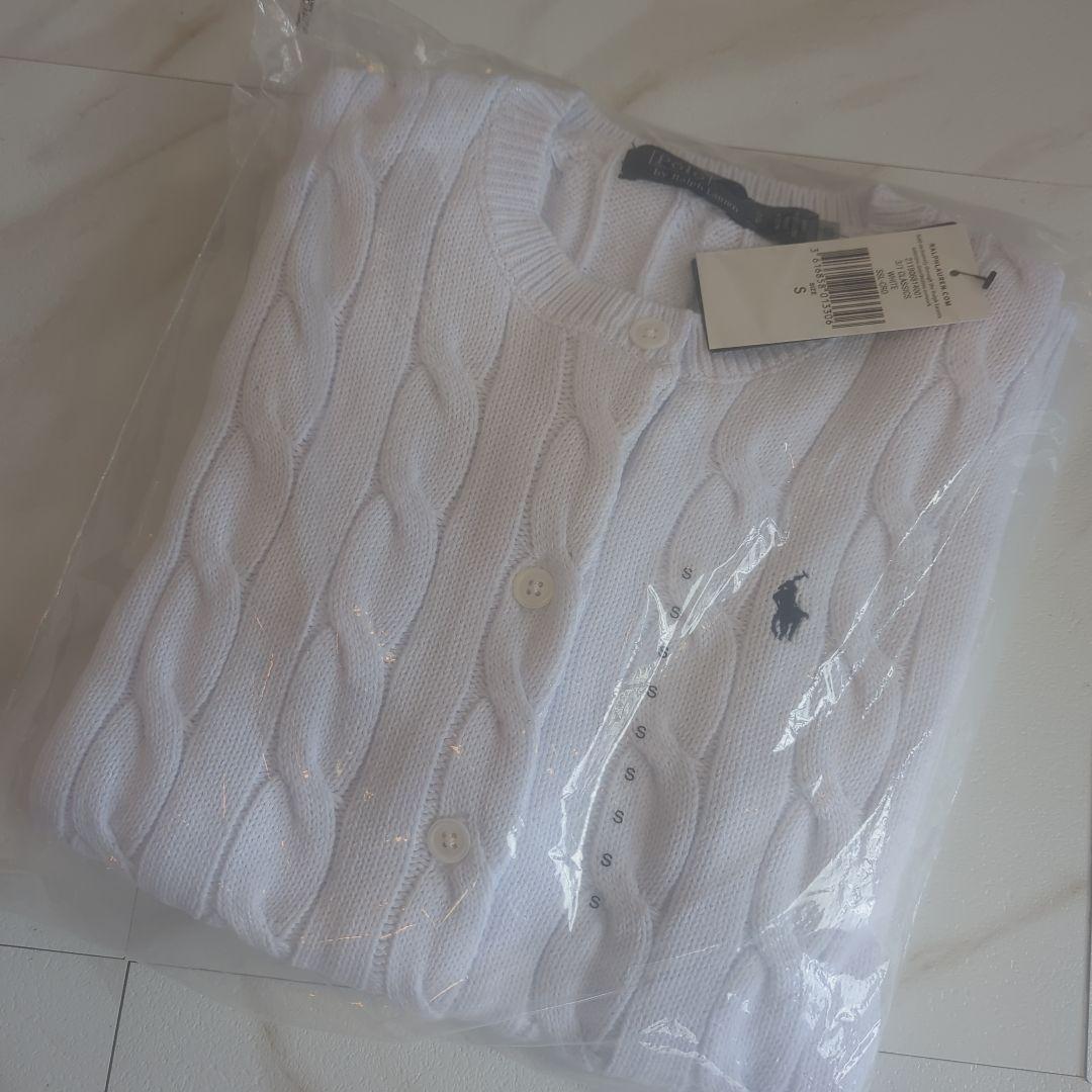 Polo by Ralph Lauren ホワイト カーディガン S