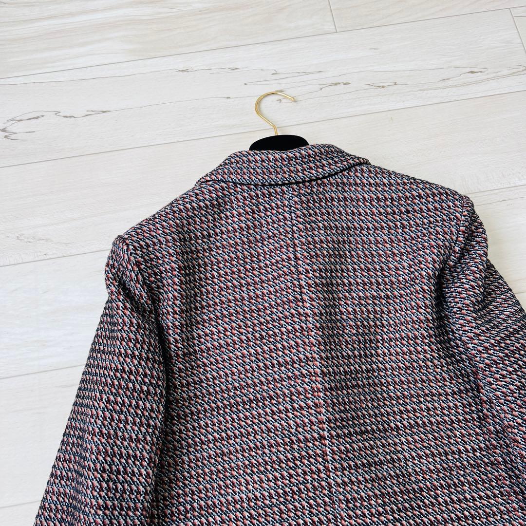 【未使用タグ付】セオリー　ツイルジャケット　　ダブルブレスト　千鳥　21AW