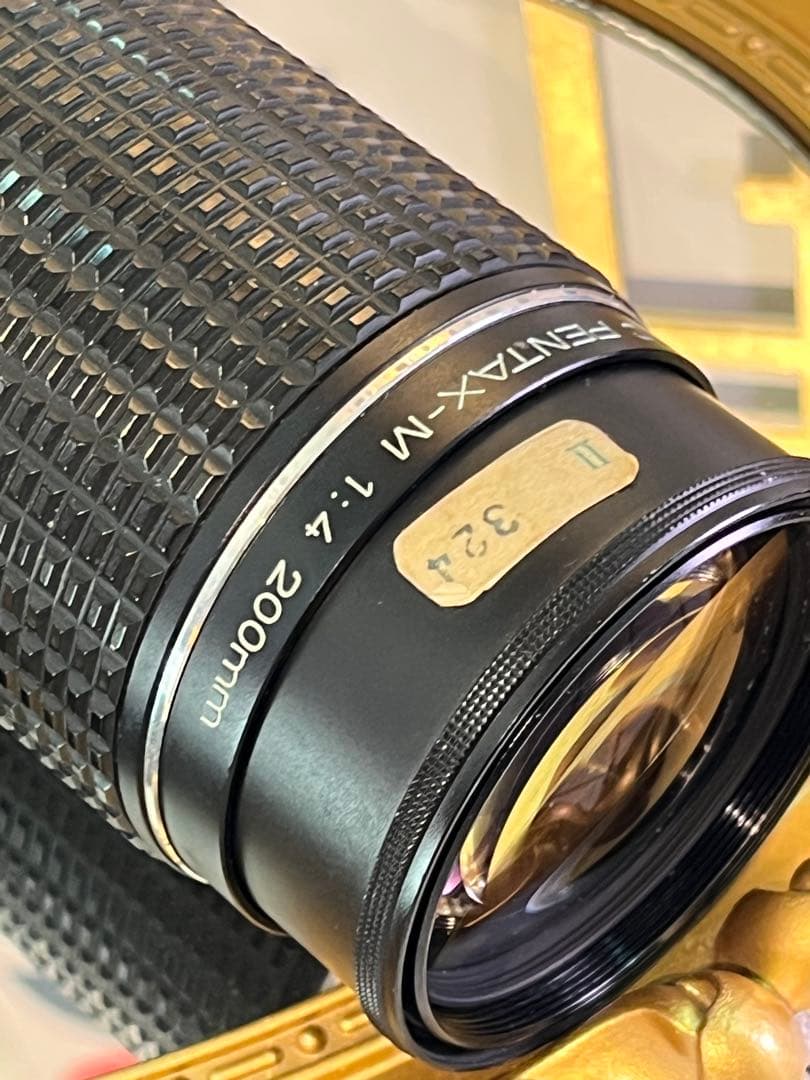 PENTAX K2 シルバー＋PENTAX-M 200mm F4 美品セット