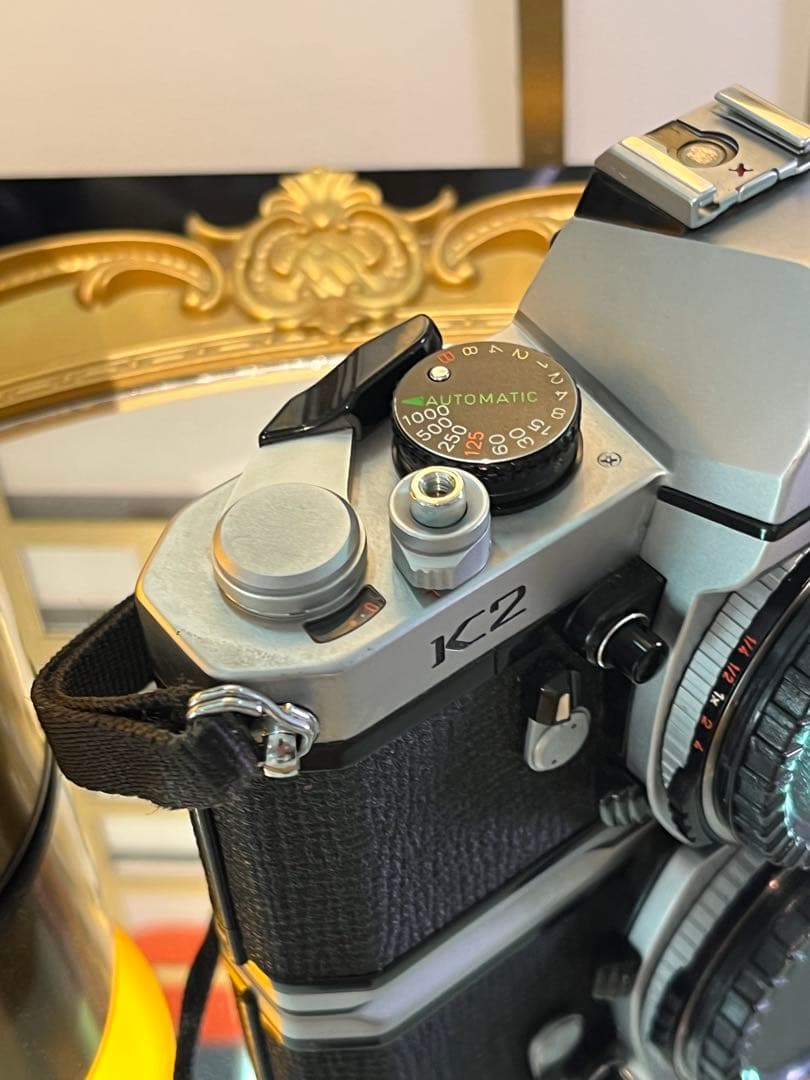 PENTAX K2 シルバー＋PENTAX-M 200mm F4 美品セット