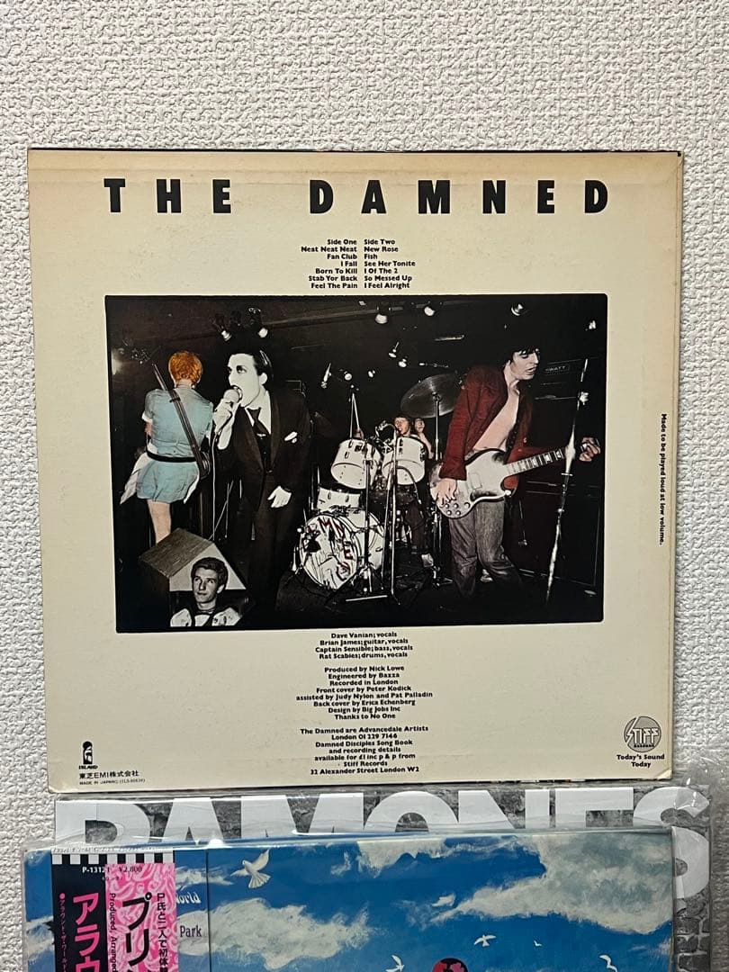 ★激レア★ ダムド　日本版オリジナル　地獄に堕ちた野郎ども　DAMNED