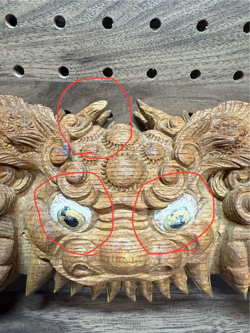 だんじり　獅噛み　彫物　彫刻
