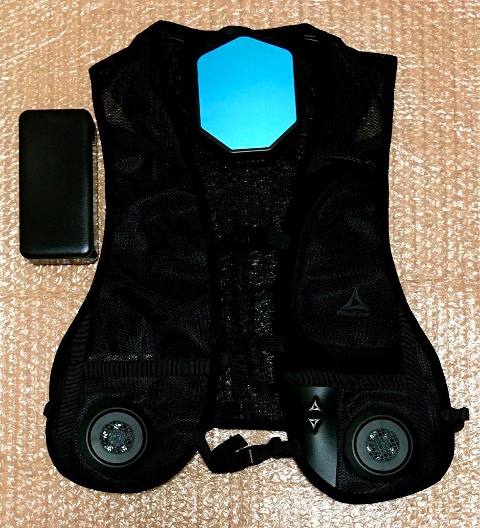 ワークマン冷暖房服 ウィンドコアアイス×ヒーター ペルチェベストPRO