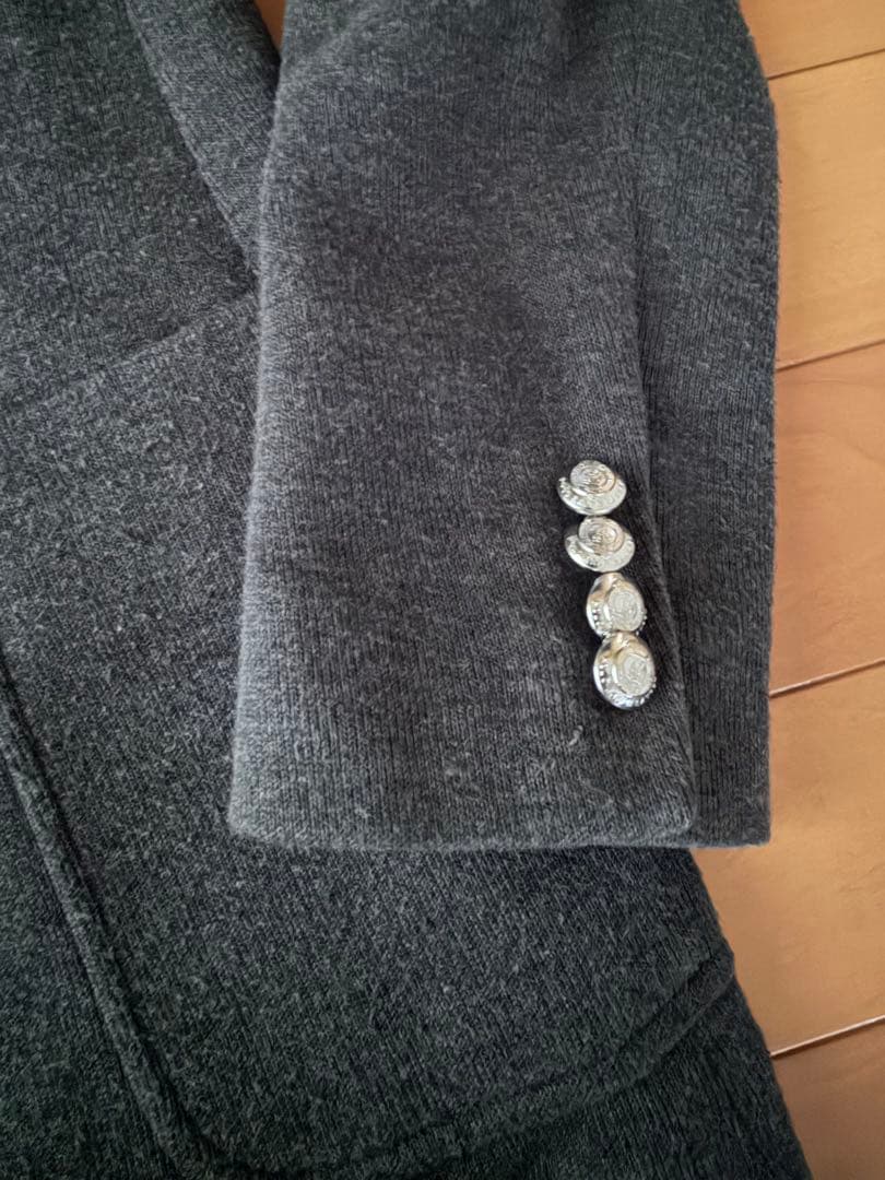 RalphLauren ラルフローレン ジャージ素材　ジャケット グレー