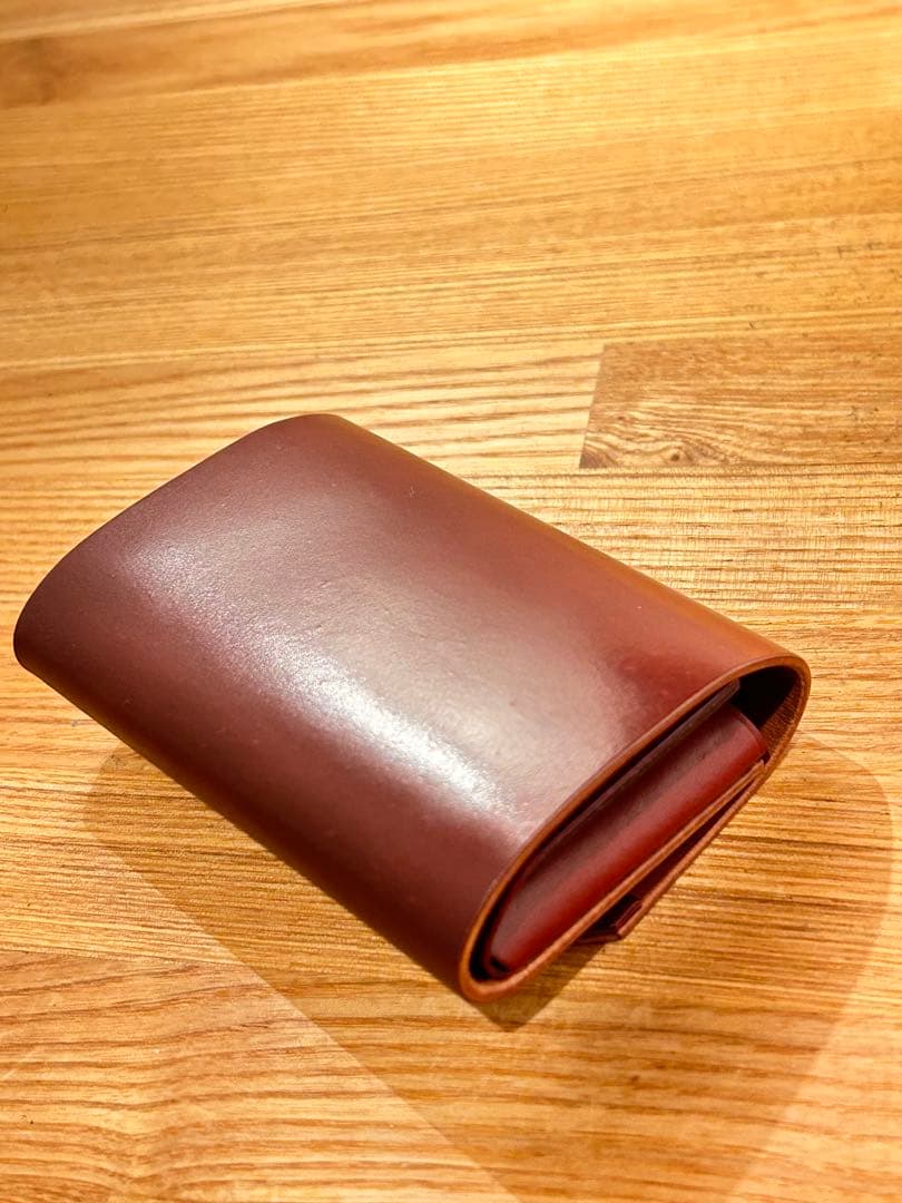 完売 限定品 usfl シェルコードバン サドルプルアップ コンパクトウォレット