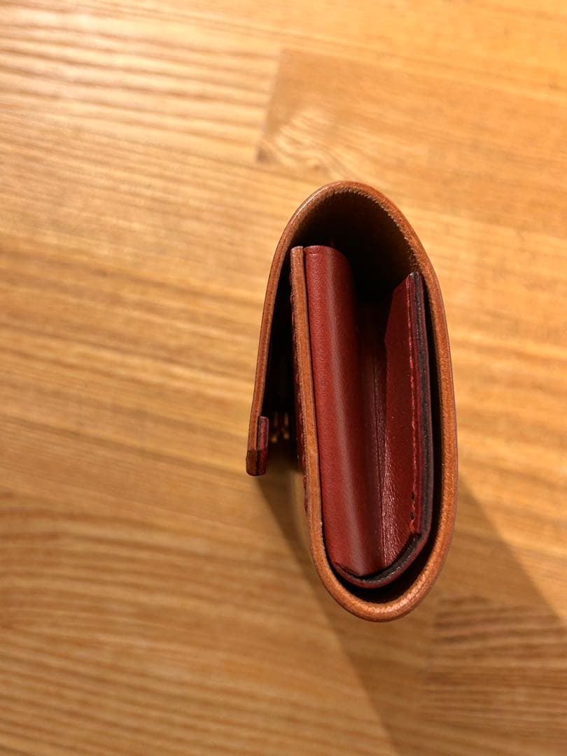 完売 限定品 usfl シェルコードバン サドルプルアップ コンパクトウォレット