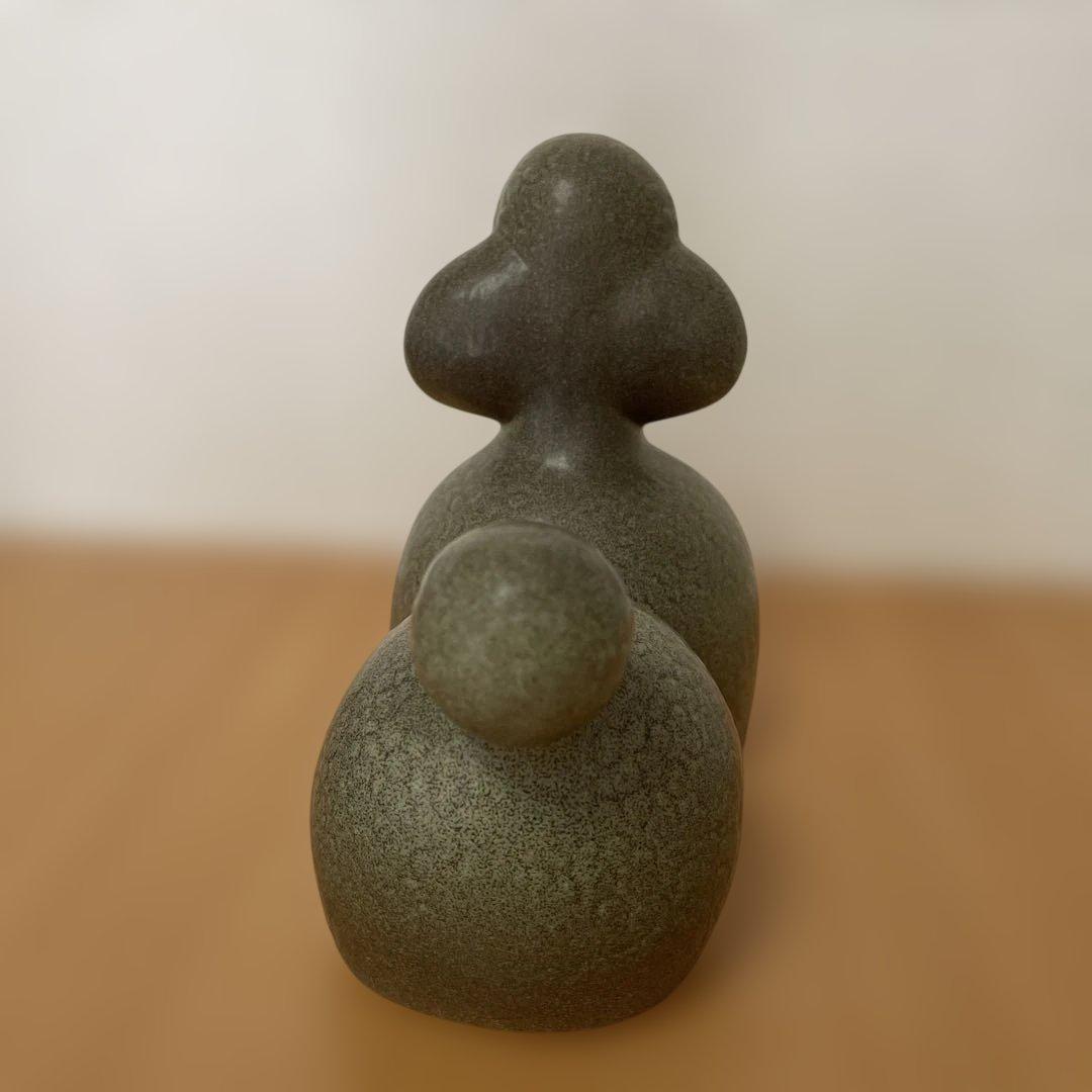 【美品】リサラーソン プードル グレー