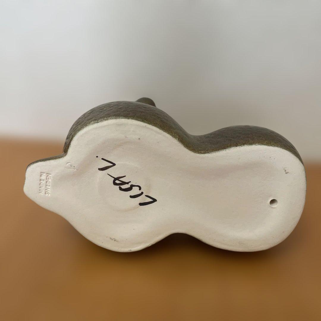 【美品】リサラーソン プードル グレー