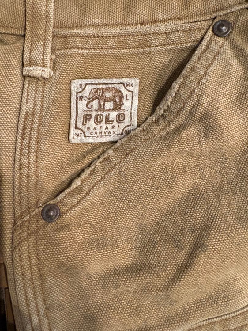 ポロラルフローレン　ワークパンツ　ダックキャンバス　RRL