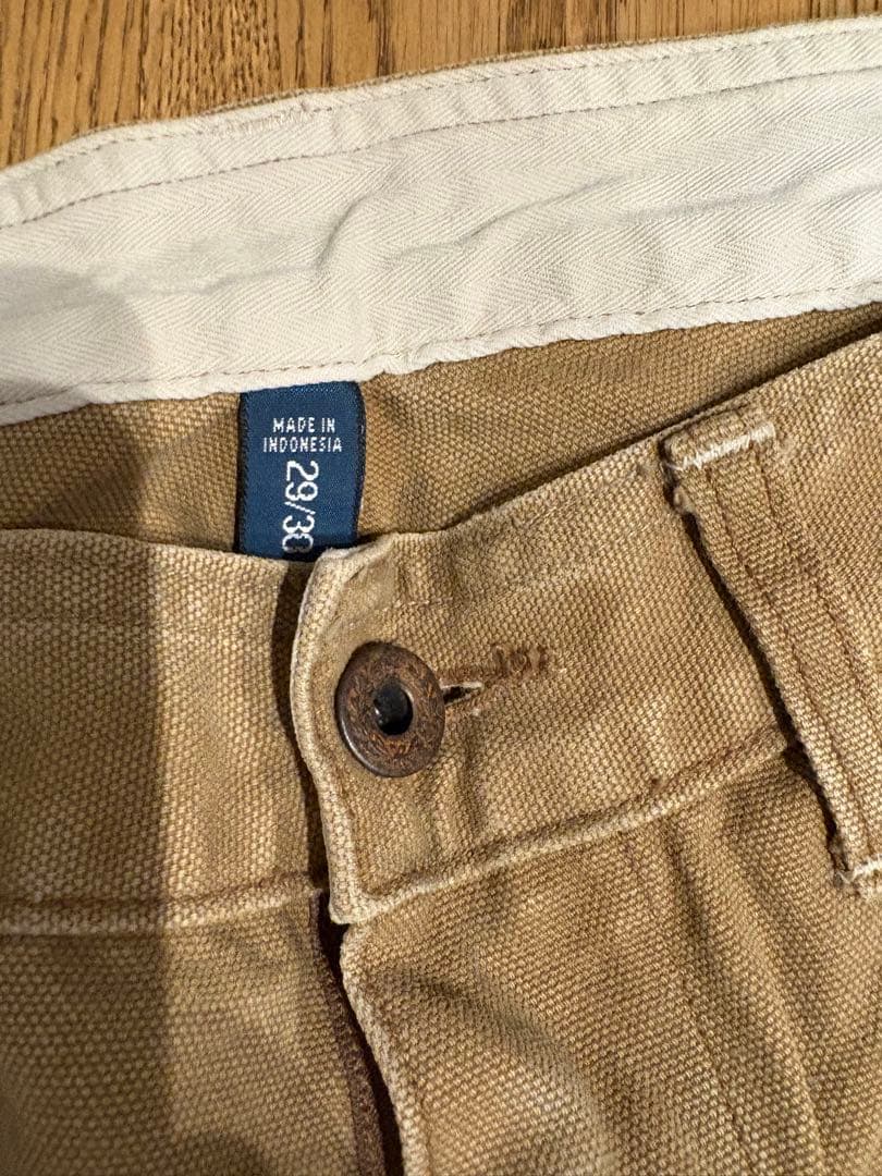 ポロラルフローレン　ワークパンツ　ダックキャンバス　RRL