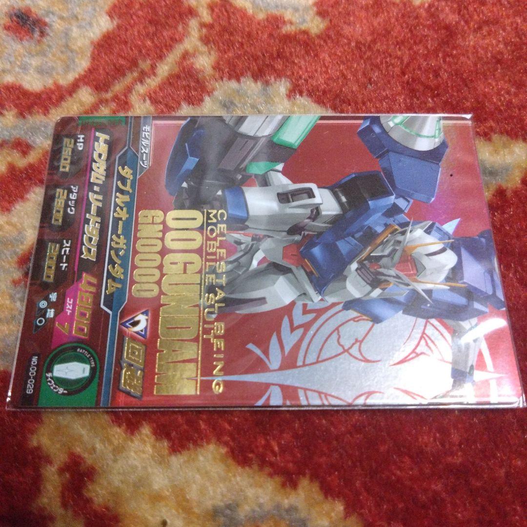 バンダイ　データカードダス　ガンダムトライエイジ　試験版　ダブルオーガンダム　赤