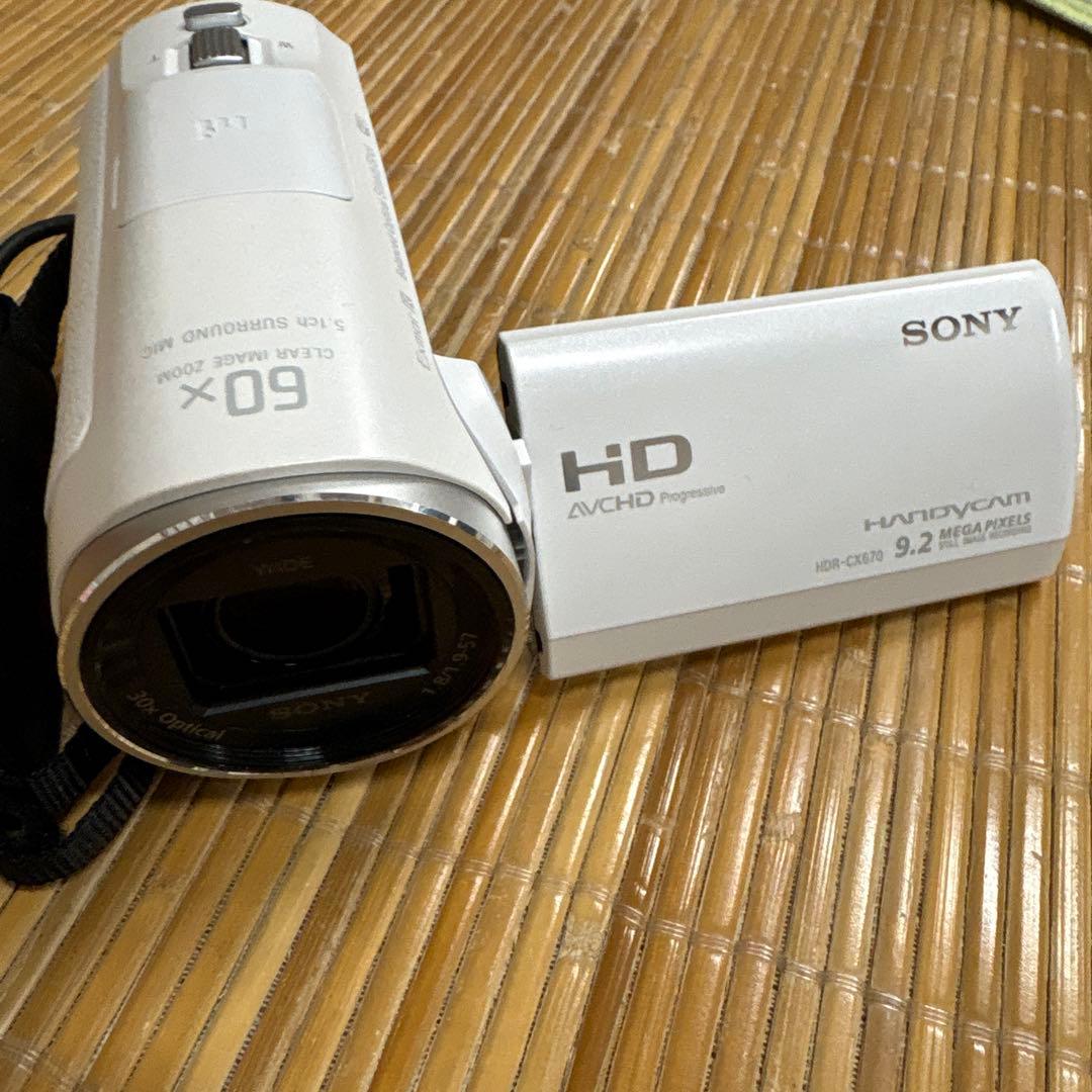 SONY ソニー HDR-CX670 デジタルHDビデオカメラレコーダー 中古