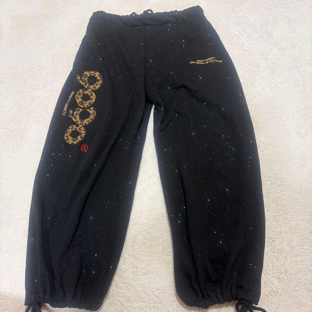 パンツ 9090girl OG Logo Glitter Sweat Pants