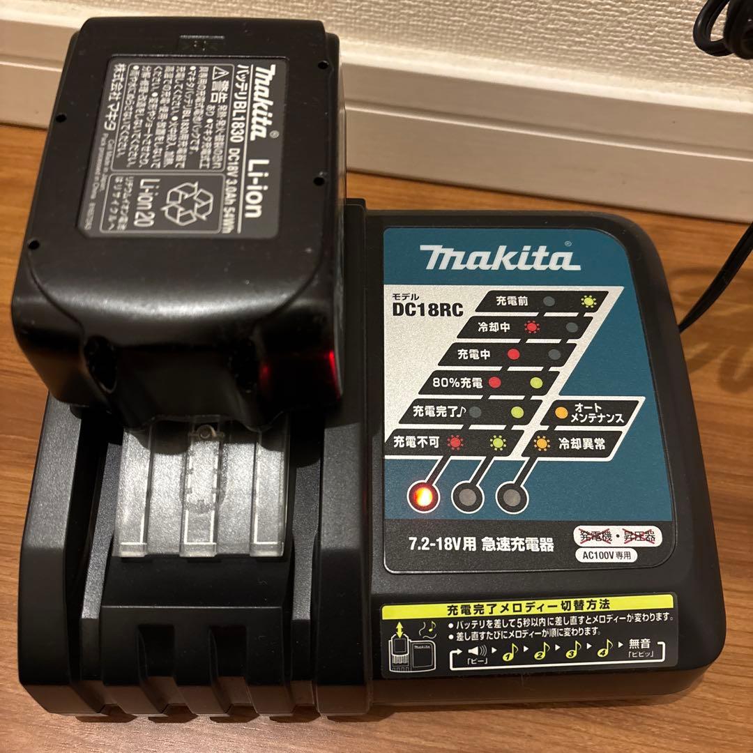 Makita 充電式掃除機 CL180FDZW バッテリー、付属品セット